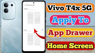 Vivo T4x 5g App Drawer Setting Kaise On Kare // How To App Drawer Setting On Vivo T4x 5g