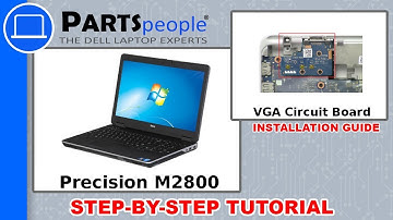 Dell Precision M2800 (P29F001) VGA Circuit Board How-To Video Tutorials