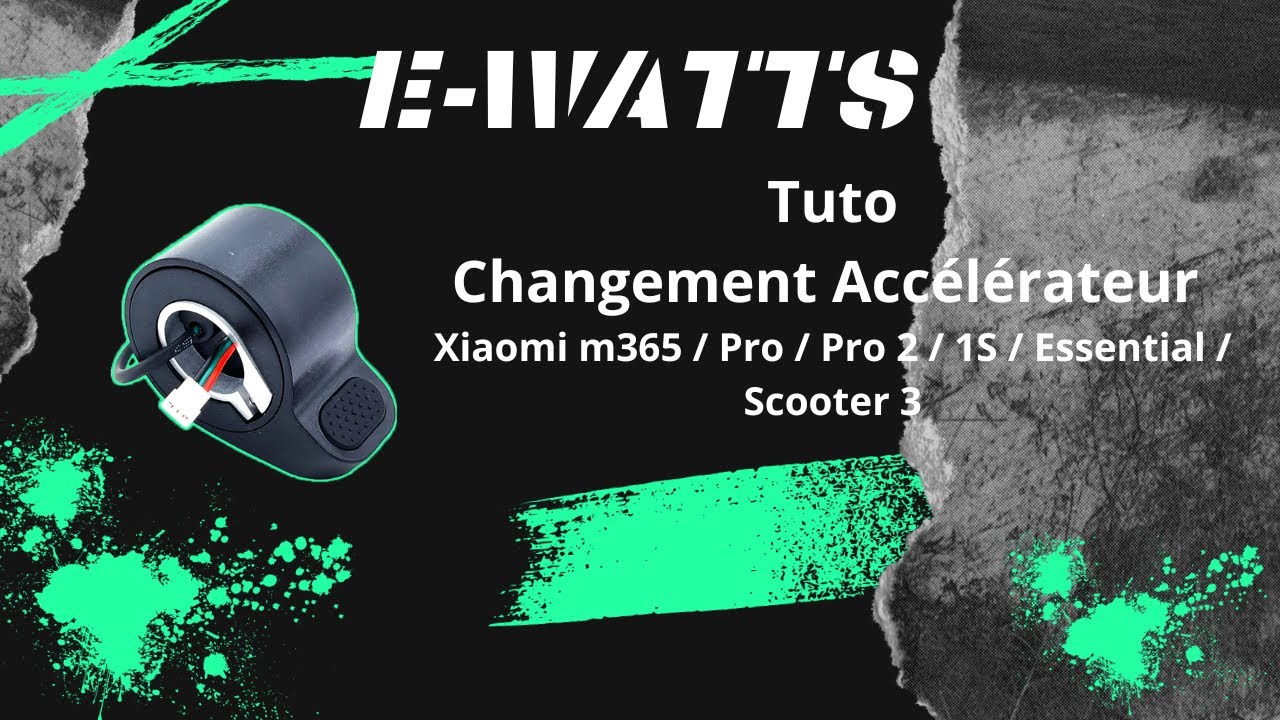 1€26 sur Accélérateur pour Xiaomi Mijia M365 Scooter Électrique Dial pour  Activer Le Par Wenaxibe1061 - Rangement et transport mobilité - Achat &  prix