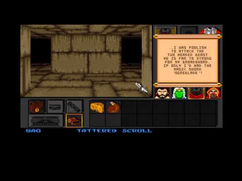 [Amiga] Black Crypt Прохождение / Walkthrough part 1