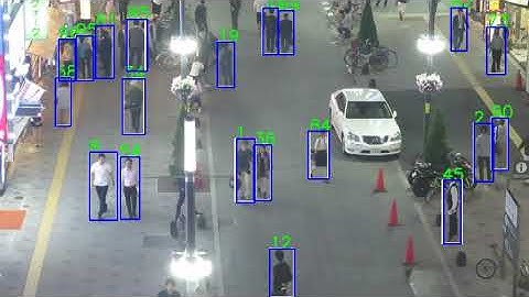 MOT16 challenge person detection and tracking