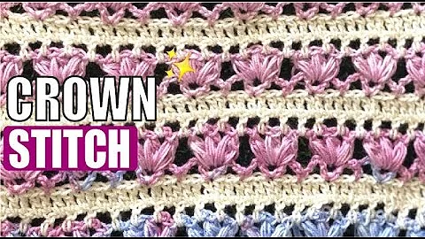 Learn the Easy and Fast Crown Stitch with Laura Cepeda!