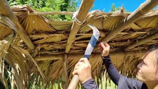 Full Video : Building a bamboo house - Life after being kicked out by her husband
