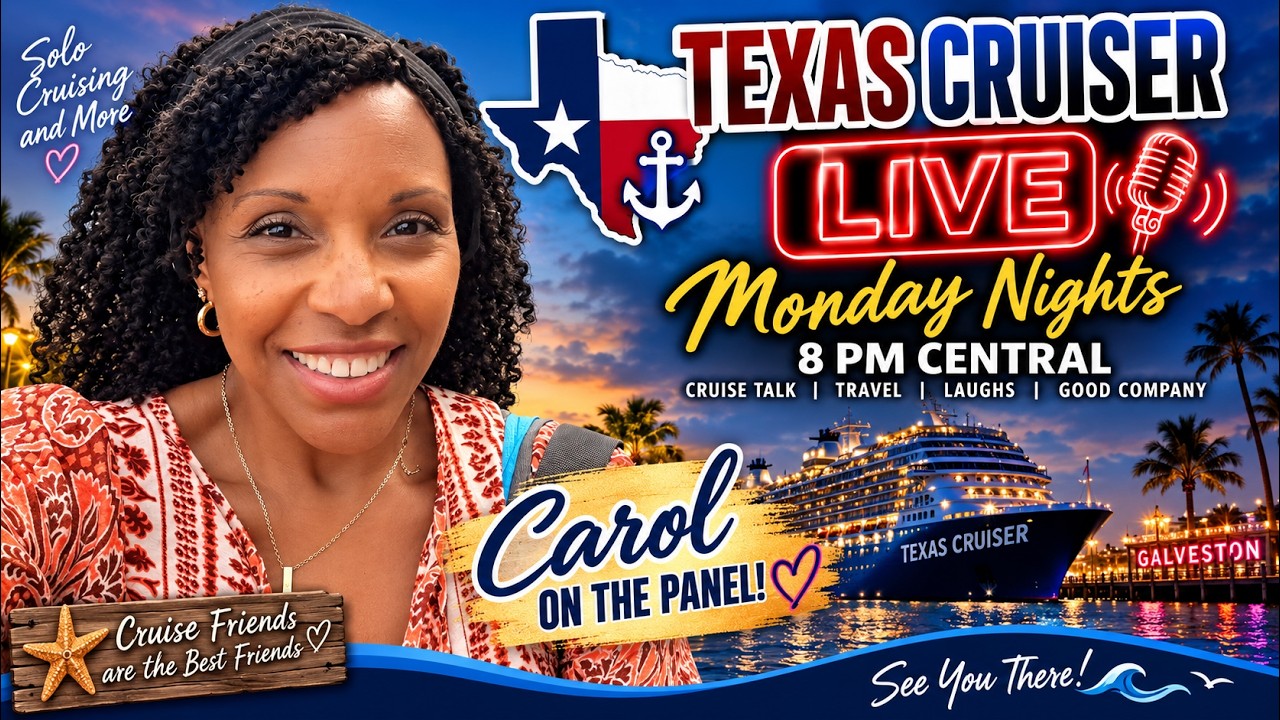 Weekly Cruise Talk with Govenor Texas Rick and Panel