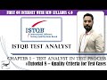 ISTQB Test Analyst v4.0 | Tutorial 8 | Quality Criteria for Test Cases | Test Analyst #tmsquare