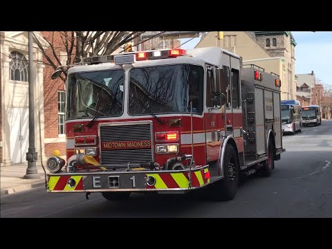 Reading Fire Department Engine 1 Responding 4/21/18