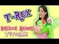 T-REX DINOSAUR Balloon Animal Tutorial - Learn Balloon Animals with Holly!