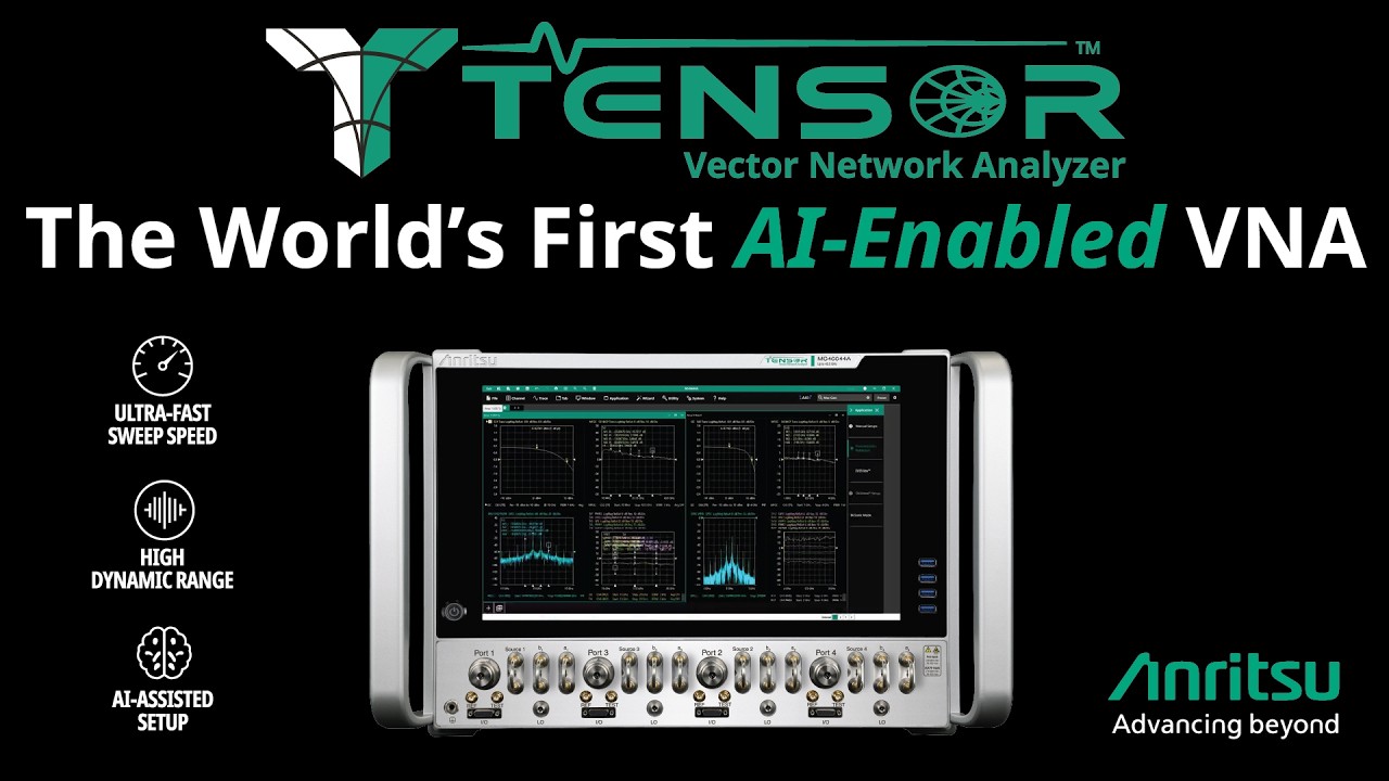 Anritsu Introduces Tensor VNA at IMS 2026, Redefining High