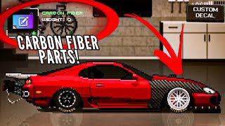 Pixel Car Racer - HOW TO GET CARBON FIBER PARTS! ( Custom Decal )