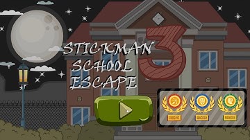 Stickman School Escape 3 Android Gameplay - All End & All Achievements (Mirra Games)