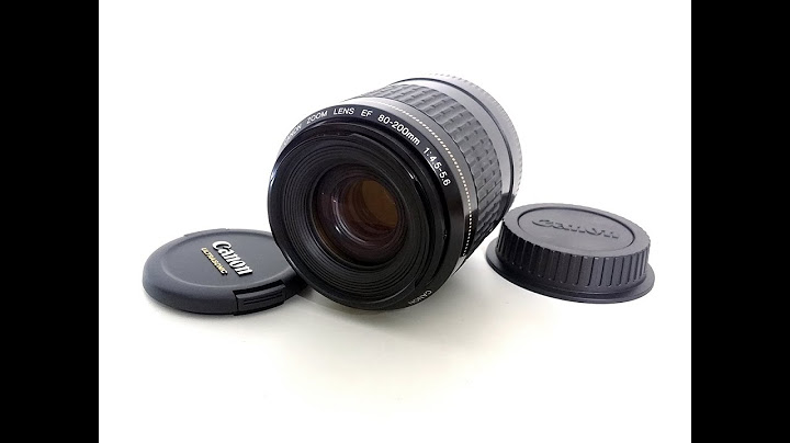 Canon zoom lens 80 200 f4 5 5.6 đánh giá