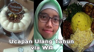Ucapan Ulang Tahun via WA dan Muhasabah Diri