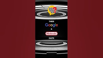 Mind-Blowing Facts About Google and Nintendo  🤯🕹️ #GoogleFacts #NintendoFacts #Shorts