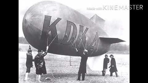 KDKA First Radio Broadcast in 1920