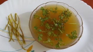The health giving Siru Keerai Thandu Soup || Tropical Amaranth Stem Soup || Sirraaku Thandu Soup