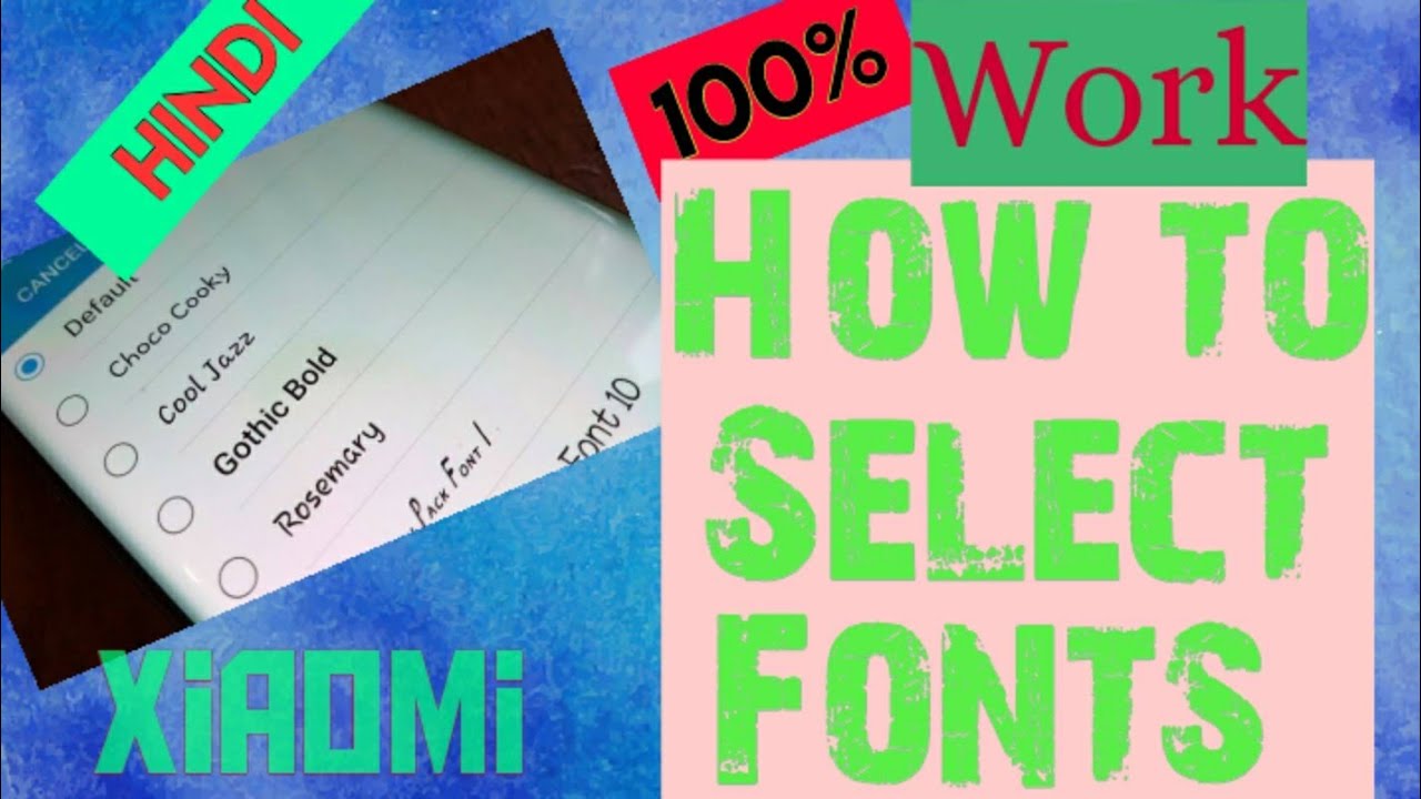 How To Change Font On Mobile YES YouTube how-to-change-font-on-mobile-yes-youtube