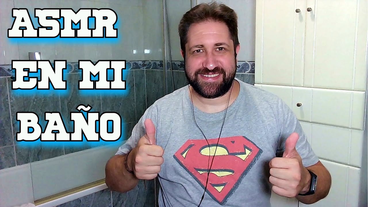 HAGO ASMR EN MI BAÑO CON LAS COSITAS QUE VEO