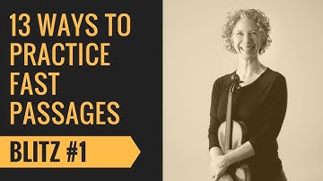 Violin Fast Passages Tutorial #1 Outline