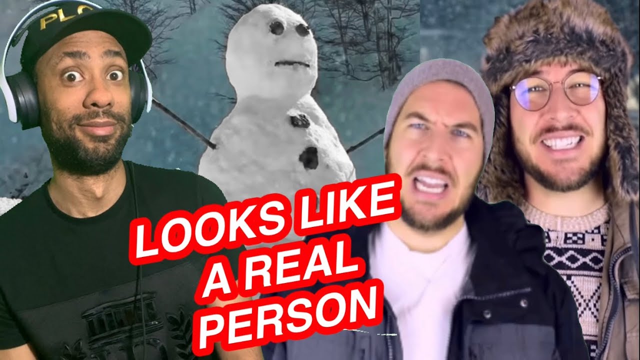 The First Guy To Ever Build A Snowman (Reaction) Ryan George - YouTube