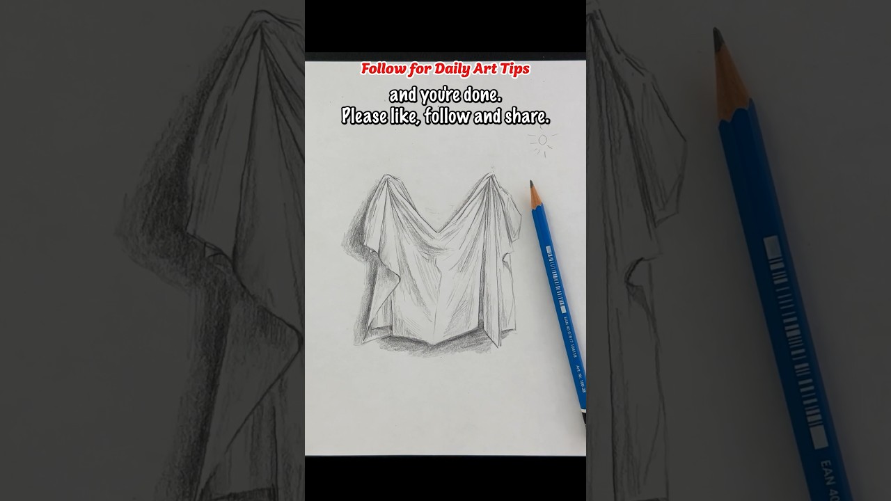 How to Draw Clothes and Fabric (Easy Drawing Tutorial). Please subscribe! 