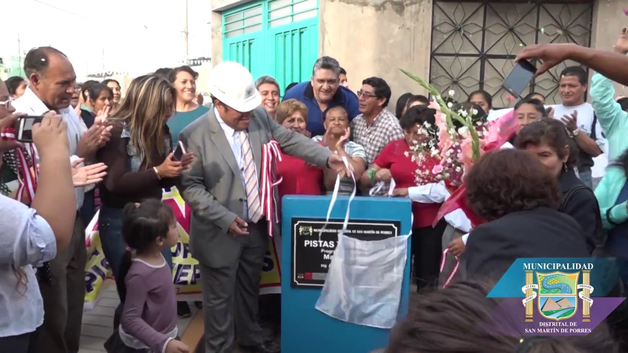 PRIMER INAUGURATÓN EN SMP - Municipalidad de San Martín de Porres - YouTube