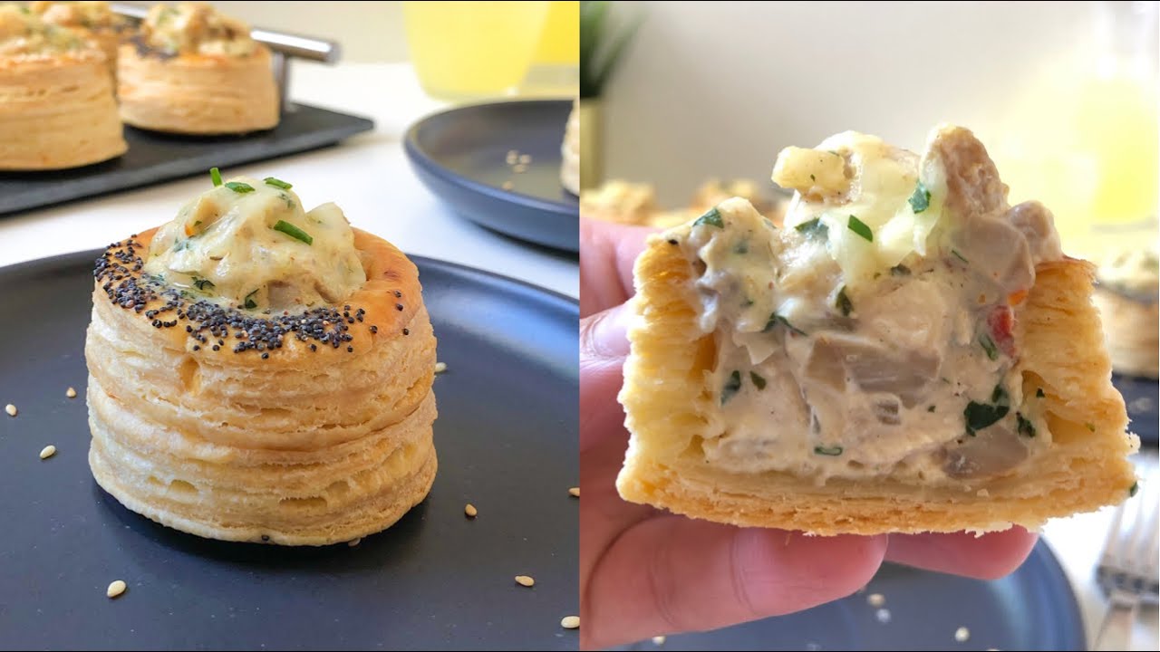 اسرار نجاح الفولوفون بحشوة رائعة احسن من المحلات  👌🏻 Tous les secrets pour réussir vos vol-au-vent