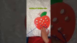 Shapes Making with Lacing toy #Lacing toy for kids #creative mind Activity for kids.