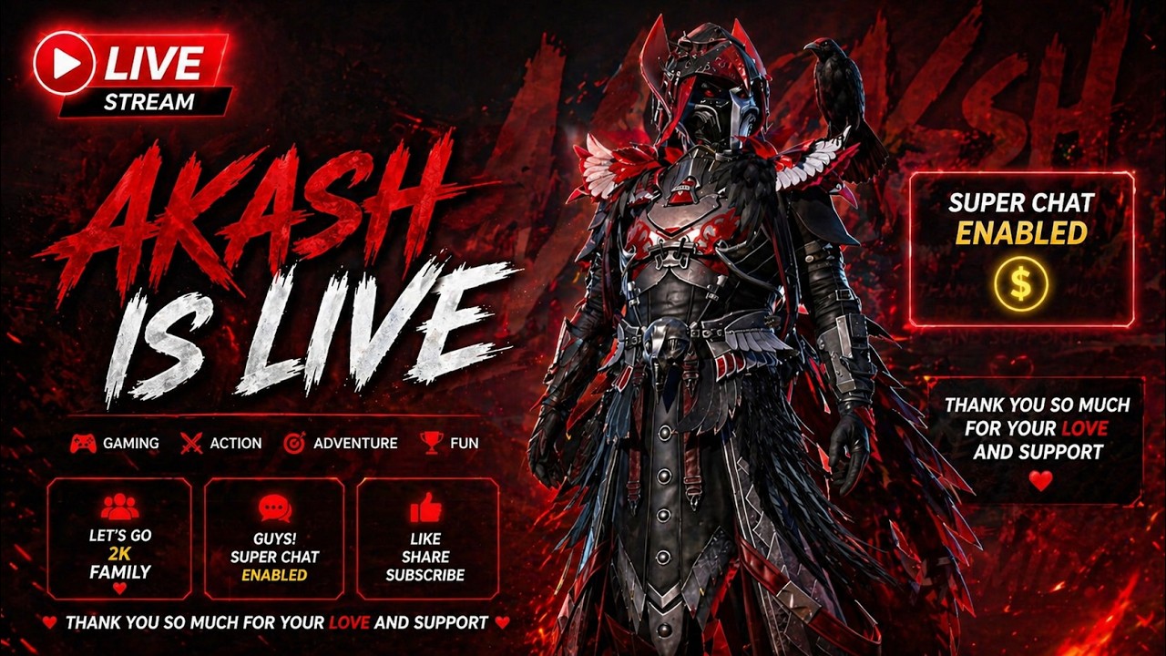 akashis live 4.4 update let’s go for 2k family #bgmi #freefire # ...