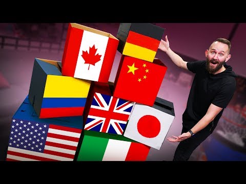 Buying x Trying 10 Mystery Boxes From Around The World!