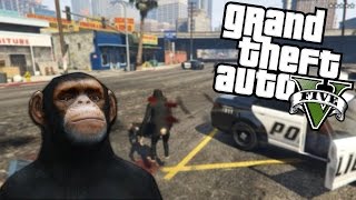 GTA5 | HARAMBE vs COPS | PC Mods