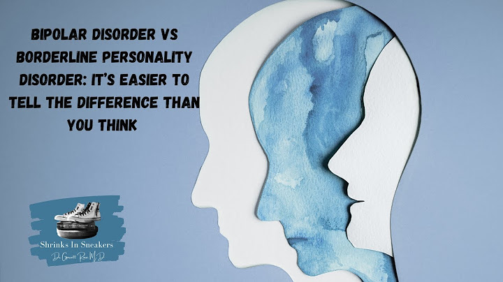 Is borderline personality disorder the same as bipolar disorder