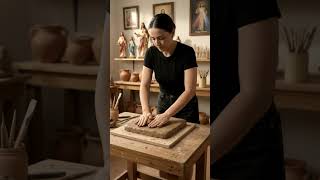 She Creates an Emotional Jesus Christ Clay Sculpture with a Royal Crown ✝️👑🤎 #shorts She Creates an Emotional Jesus Christ Clay Sculpture with a Royal Crown ✝️👑🤎 #shorts