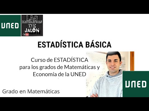 📊 ESTADÍSTICA BÁSICA (Grado Matemáticas, Economía, ADE) UNED