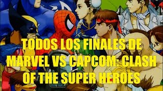 Todos los Finales de Marvel vs Capcom Clash of the Super Heroes
