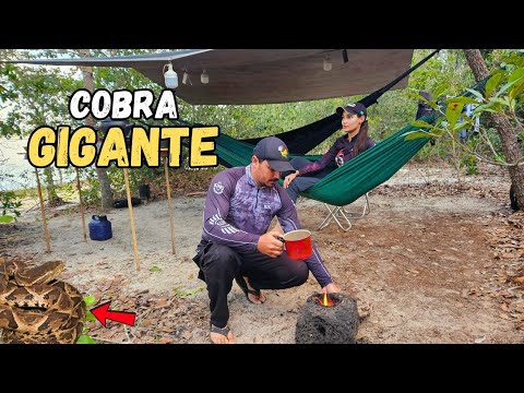 THE DANGER! Camping and Fishing only for GIANTS