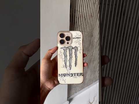 Monster phone cover diy ⚡️.