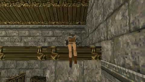 Tomb Raider 1 - Work In Progress Beta / Demo - PC / DOS (Gameplay Video)