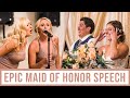 Maid of Honor's Speech Turns Into Epic Mashup