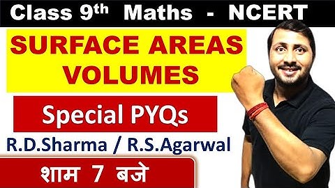 Surface Areas and Volumes Class 9 Maths Important RD Sharma Questions - Menti Quiz | Class 9 Exams