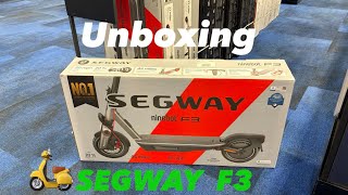 SEGWAY F3 ninebot Electric Scooter Unboxing