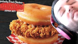 KFC DONUT CHICKEN SANDWICH