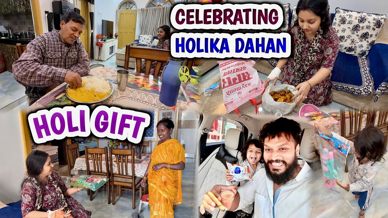 Celebrating Holika Dahan😊