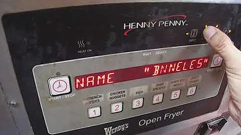 OPEN FRYERS NAMES AND COOK TIMES Changes