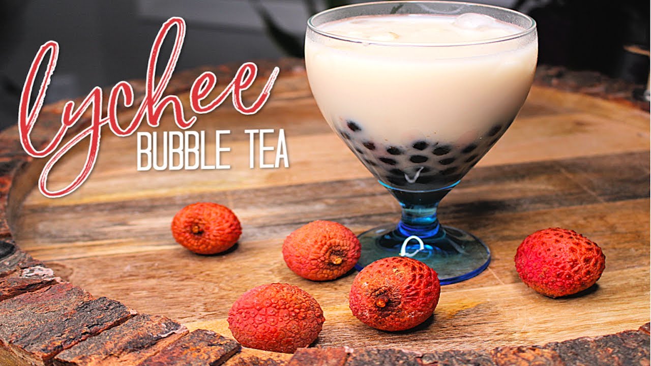 Lychee Boba  Lychee Bubble Tea