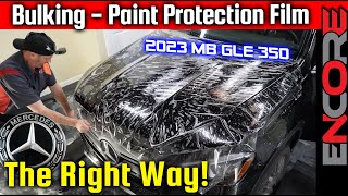 Mastering PPF - Full Hood Bulk Install - Mercedes GLE 350 Benz - Paint Protection Film How To DIY