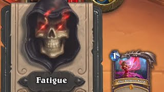 OMG! Turn 5 Lethal, Questline Fatigue Worlock.