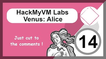 HackMyVM - Venus CTF labs - Level 14: Alice - Linux Cut Command