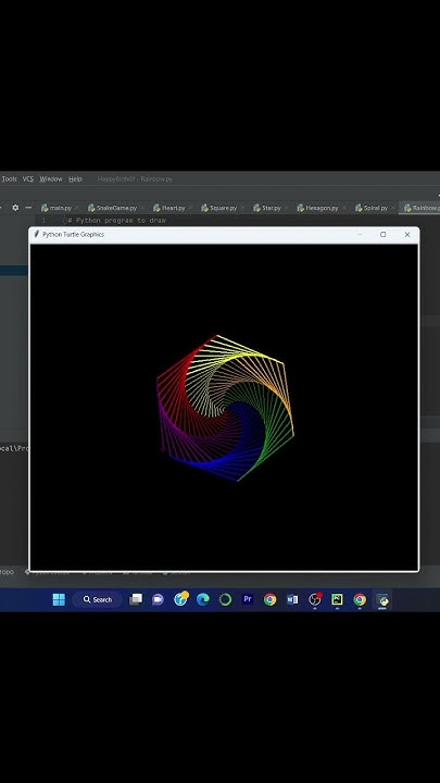 Make Rainbow in Python. #professionalengineers - YouTube