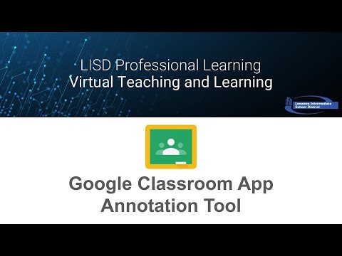Google Classroom Mobile App Assignment Annotation