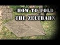 How to fold an East German Zeltbahn